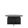 Amalfi Coffee Table Black 800x800x400mm