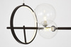 NOWOCZESNA LAMPA WISZĄCA CZARNA MERIDO W9