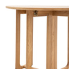 Craft Folding Dining Table Natural 1000x1000x750mm