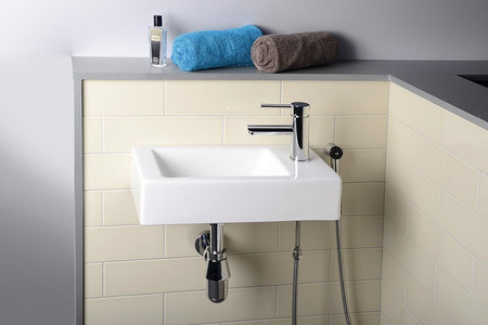 RHAPSODY bateria umywalkowa z prysznicem bidetowym, chrom