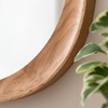 Copenhagen Pebble Mirror Oak 800x37x780mm