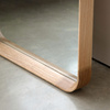 Helsinki Arch Leaner Mirror Oak 600x60x1600mm