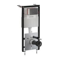 SET: STRONGFRAME stelaż podt. z ECO spłuk. + STEEL-R45 stal. przy. spł., antracyt szczotkowany