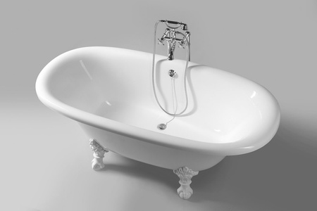 REGATA wanna wolnostojąca 175x85x61cm, nogi białe, biała