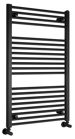 DIRECT grzejnik z bocznym przyłączem 600x960mm, czarny mat
