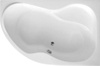 CIDLINA 150 wanna 150x105x45cm, prawa, biały