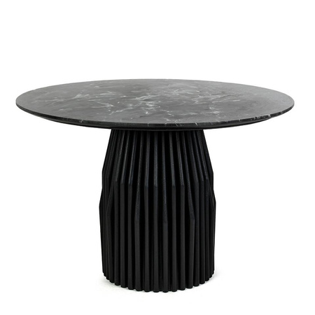 MaMaison stół jadalniany LEVANTE 120      czarny marmur