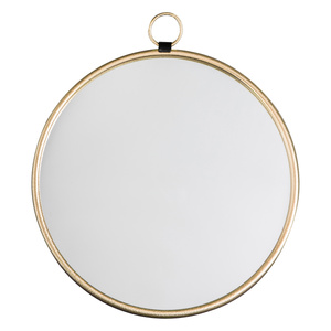 Złote okrągłe lustro Bayswater 610 x 700 mm