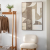 Betong Abstract Framed Canvas 900x5x1200mm