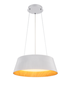 Lampa wisząca FRILL LED biała 45 cm