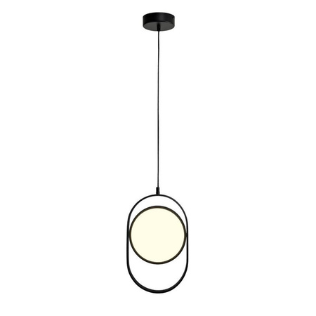 Lampa wisząca ELIPSE L, 65 cm  - LED, czarna nowoczesna