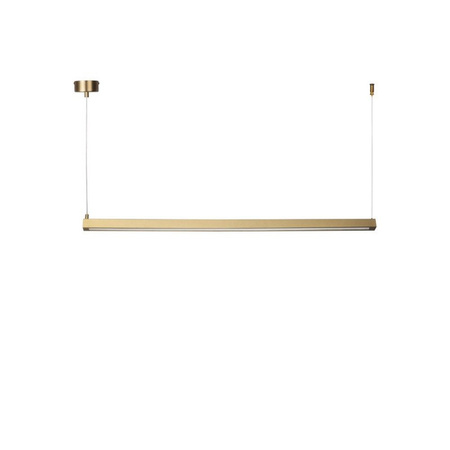 Lampa wisząca BEAM-80 LED - złota oprawa liniowa
