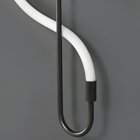 Lampa ścienna ESSA 90 cm - kinkiet LED, czarny