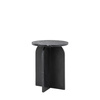 Amalfi Side Table Black 400x400x500mm