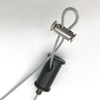 Lampa wisząca BLACK TUBE 100 cm - czarno złota tuba