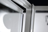 AMICO drzwi prysznicowe zawiasowe 1040-1220x1850mm, szkło czyste