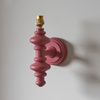 Carnaby Wall Light Fitting Satin Pink Clay