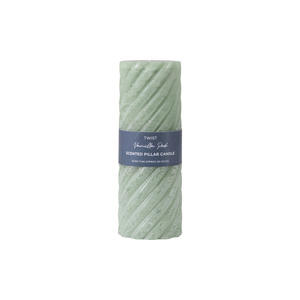 Świeca waniliowa Twist Sage (2 szt.) D75x200 mm