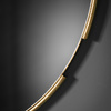 Lustro okrągłe Fitzroy złote 800 x 15 x 800 mm