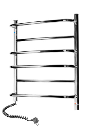 Elektryczny grzejnik łazienkowy NIERDZEWNY OMEGA 530х600 Termostat, lewa