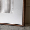Obraz w ramie „Depth” – naturalny, 70 × 3 × 100 cm