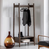 Hatfield Open Wardrobe Smoked 800x480x1700mm