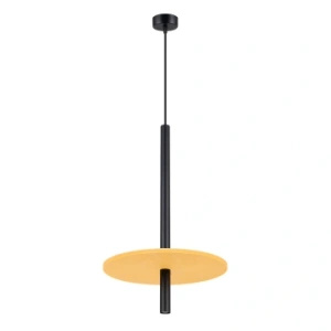 Lampa wisząca FELTRO 1 czarna/żółta