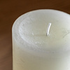 Pillar Candle Rustic White (2pk) 70x70x130mm
