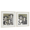 Animal Antics I Framed Art Set of 2