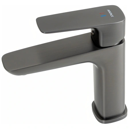 Bateria umywalkowa stojąca, gun metal