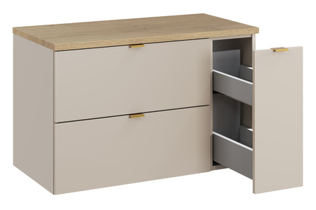 Zestaw meblowy 80cm z blatem i szafką cargo