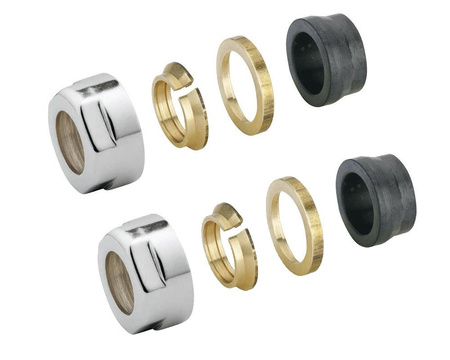 Złączki do Miedzi 15mm, stal nierdzewna mat