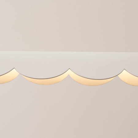 Lampa wisząca BISCUIT beżowa LED 3000K