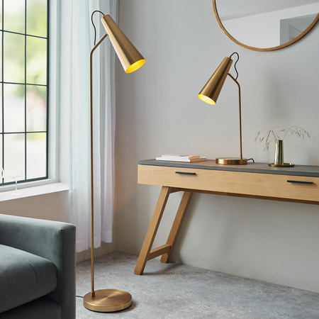 Karna 1 Table Lamp Antique Brass