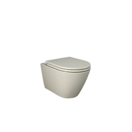 FEELING RESORT Miska WC podwiesz. Rimless 52x36 cm beż mat (505)