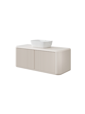 Szafka łazienkowa wisząca z blatem 120 cm kuszący kaszmir MAIORI 006-SU120-02