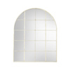 Lustro łukowe Hampstead, białe, 760 x 950 mm