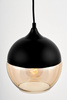 LAMPA WISZĄCA LOFT INDUSTRIALNA CZARNA ALBION