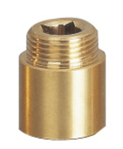 Przedłużka 1/2"x40mm, mosiądz