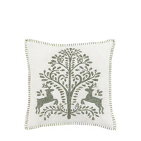 Woodland Tree Scene Embroidered Cushion 450x450mm