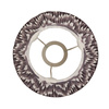 Zigzag Shade Pearl Grey Fabric 145x118x200mm