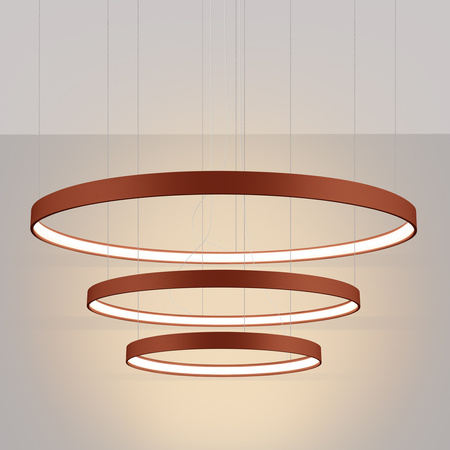 Żyrandol RIO 3 55/78/110 ochra czerwona LED 3000K