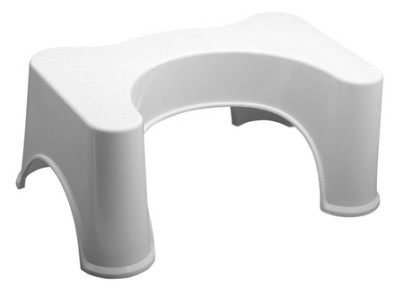 Podstawka do toalety, 39x22x17cm, biały