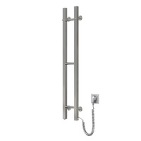 Grzejnik łazienkowy elektryczny NIERDZEWNY Silhouette Quadro 160х1000 prawy