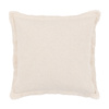 Linen Look Cushion Cream 2pk 450x450mm