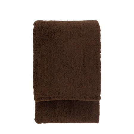 Teddy Fleece Throw Chocolate 1300x1800mm