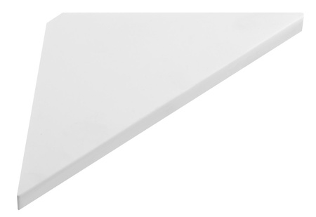 ABELINE półka narożna Rockstone 200x200mm, biały mat