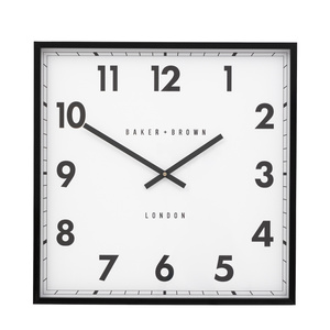 Buxton Wall Clock Black 50cm