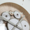 Clocksmith Wall Clock Cog Ivory 21in