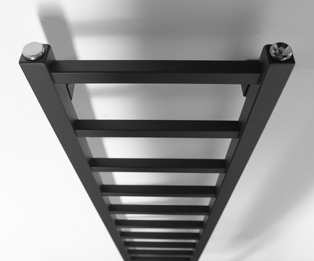 METRO LIGHT grzejnik łazienkowy 300x1500 mm, czarny mat